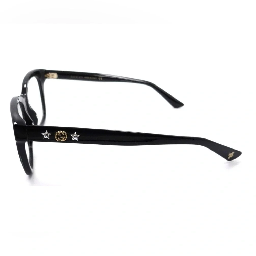 Gucci Women Optical glasses 51-19-145 dark red on black - Picture 4 of 5